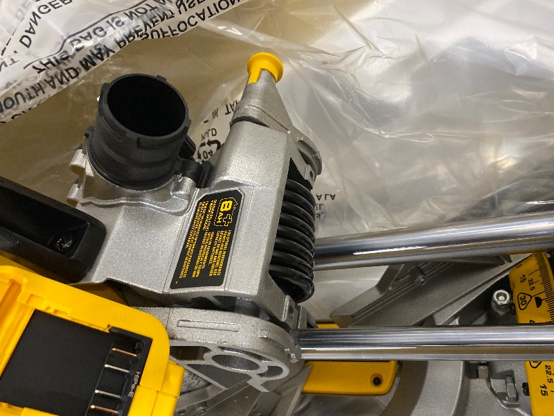 View 3 of **TOOL ONLY**DEWALT 20V MAX XR 12 inch Double Bevel Sliding Miter Saw, Cordless, Tool Only (DCS785B)