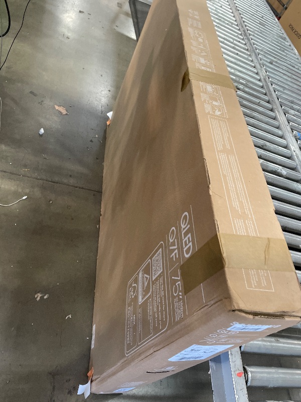 Photo 1 of ***MISSING CORD AND STAND
Samsung 75-Inch Class QLED Q7F Series Samsung Vision AI Smart TV (2025 Model, 75Q7F) Quantum HDR, Object Tracking Sound Lite, Q4 AI Gen1 Processor, 4K upscaling, Gaming Hub, Alexa Built-in