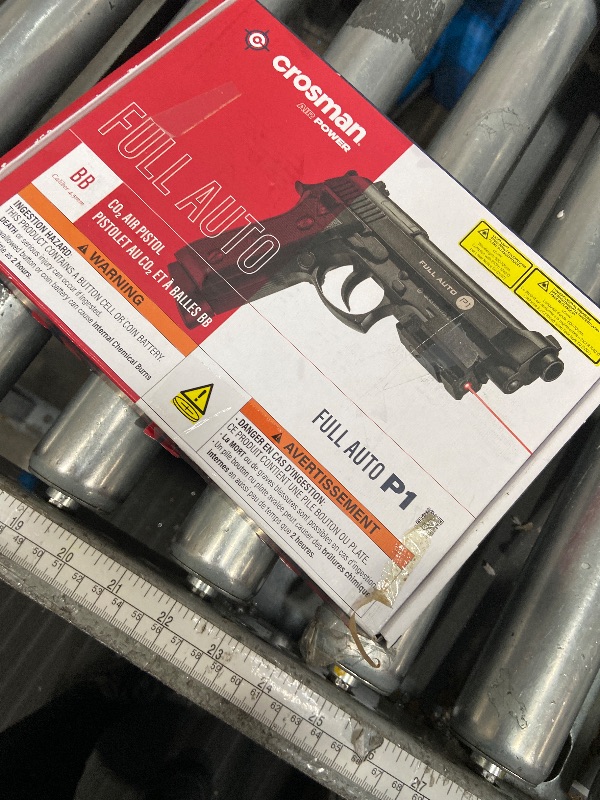 Photo 1 of Crosman CFAMP1L Full Auto P1 CO2-Powered BB Air Pistol With Laser Sight (Class II <1 mW)