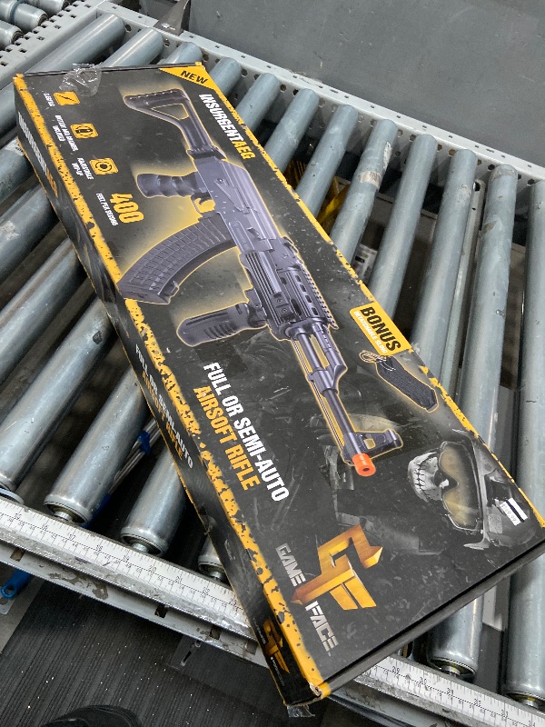 Photo 1 of **Parts Only** Game Face GFAR Insurgent AEG Electric Full/Semi- Auto Airsoft Rifle With Battery And Charger