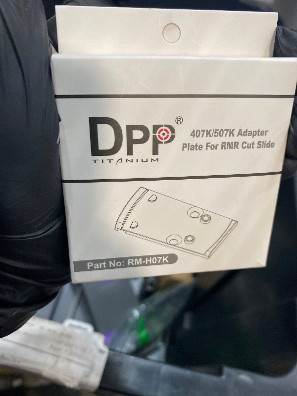 Photo 2 of DPP Titanium Mount/Adapter Plate Compatible with RMR Cut Slide Without Thread Post and Holosun 407K/507K/EPS Carry/EPS/RomeoZero ——RM-H07K