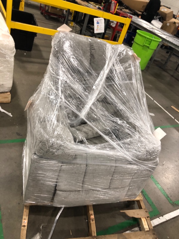 Photo 2 of GarveeHome Rocking Recliner Chair, 360° Swivel Rocker Chair for Living Room, Upholstered Fabric Glider Nursery Chair with Side Pockets for Small Spaces, q235 Steel Frame Lazy Boy Recliner Single Sofa