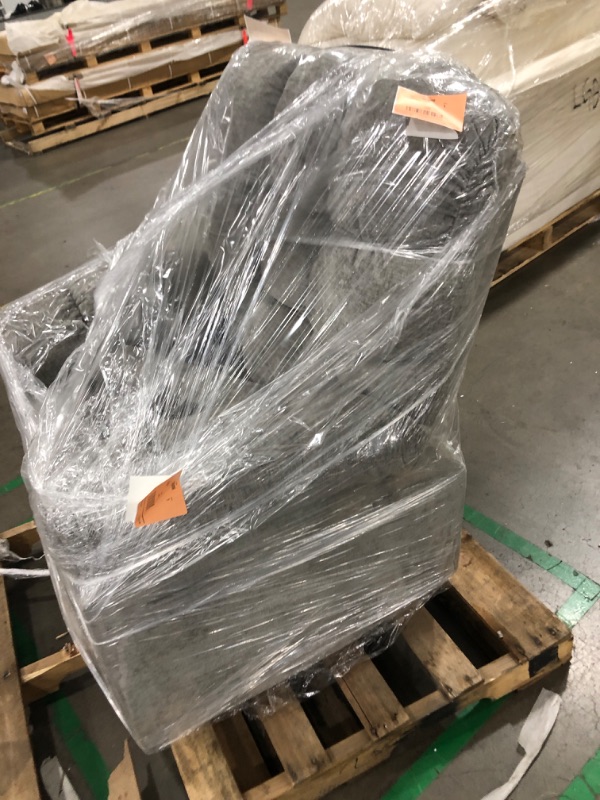 Photo 5 of GarveeHome Rocking Recliner Chair, 360° Swivel Rocker Chair for Living Room, Upholstered Fabric Glider Nursery Chair with Side Pockets for Small Spaces, q235 Steel Frame Lazy Boy Recliner Single Sofa