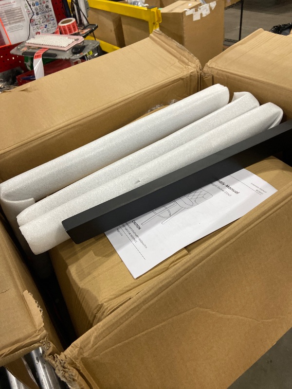 Photo 1 of **ONLY ONE CHAIR**KISLOT Counter Height Swivel Barstools with Back,26" H Seat Height Upholstered Bar Stools for Kitchen Island,Set of 2,Brown Leather