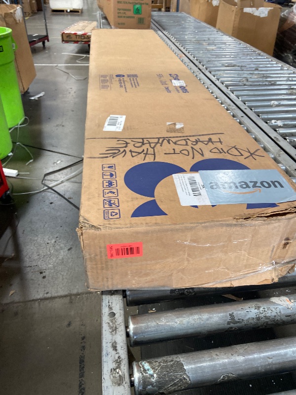 Photo 1 of **MISSING HARDWARE**Bush Furniture Universal Tall 5 Shelf Bookcase in Black, Vertical Storage and Display Bookshelf for Home Office or Living Room Organization