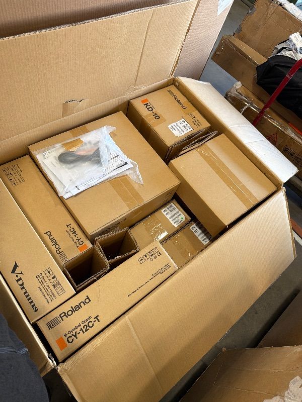 View 5 of **PARTS ONLY ITEM IS UNUSED BUT IS  MISSING 2ND BOX REFER TO PHOTOS FOR LIST OF ITEMS IN BOX**TRUCK OICK UP ONLY**
Roland TD-27KV2 Generation 2 V-Drum Kit