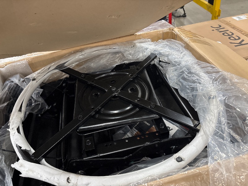 Photo 1 of ***PARTS ONLY**Swivel Rocking Recliner Glider Chair, Leather Reclining Rocker Chair with Footrest, Wide Seat Cushion and Metal Base for Living Room, Nursery, Office, Bedroom-Chocolate