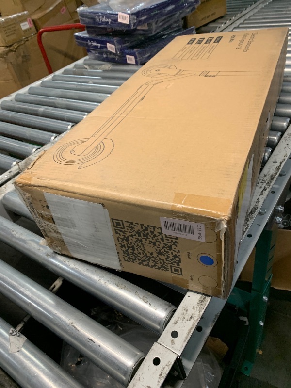 Photo 1 of ** PARTS ONLY, MISSING CHARGER & SOME HARDWARE** charger missing, it's used, the battery was removed. Hardware to secure the handle was also missingGyroor Electric Scooter for Kids, E-Throttle 150W Motor LED Display, H30Max-Blue