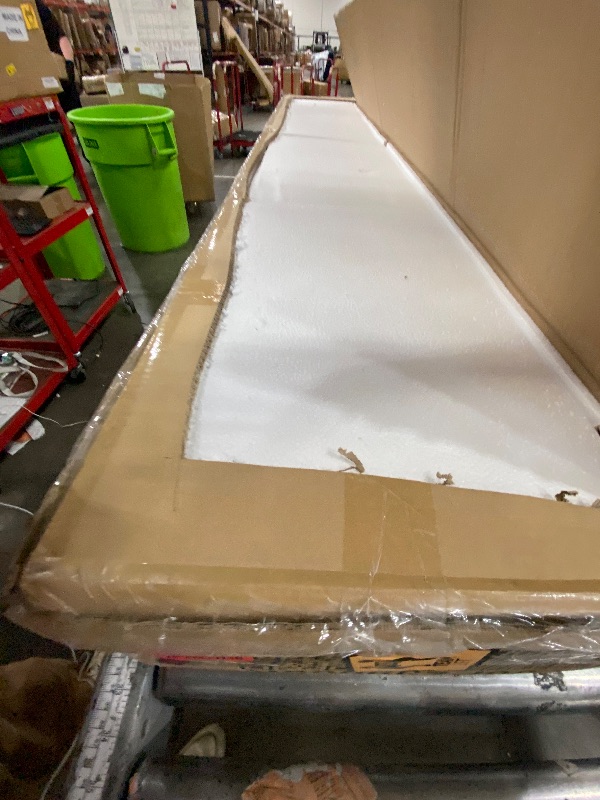 Photo 1 of **BOX 2 OF 2
Murphy Bed with Slats,Space-Saving Design Wall Bed Frame for Bedroom,No Box Spring Needed (White, Full)