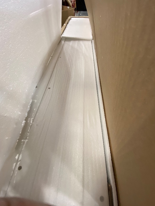 Photo 1 of **BOX 2 OF 2
Murphy Bed with Slats,Space-Saving Design Wall Bed Frame for Bedroom,No Box Spring Needed (White, Full)