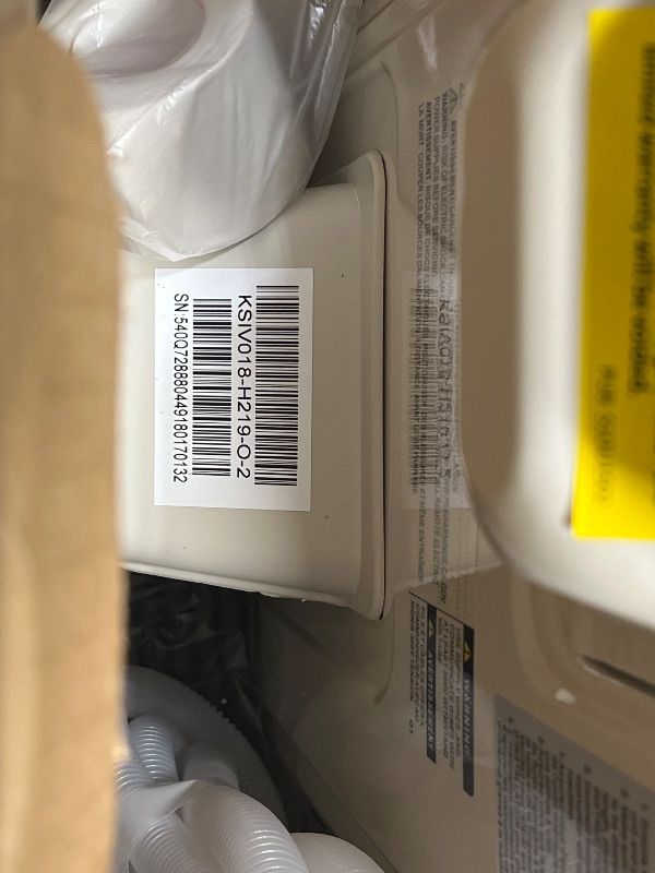 Photo 1 of ** missing evaporator box 2 ( inside unit ) *** 18,000 BTU 19 SEER2 Ductless Mini-Split Inverter A/C Heat Pump System with All-Inclusive 16' Installation Kit, Wall Bracket, Electrical Disconnect -Tight Whip (230V)