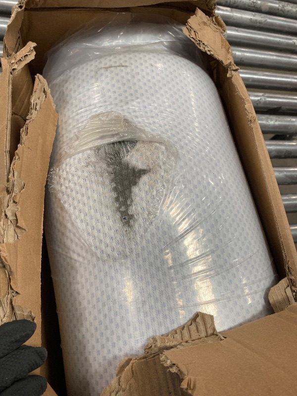 Photo 1 of (see images for damage) Zinus 12 Inch Green Tea Cooling Memory Foam Mattress [New Version], Queen, Fiberglass Free, Medium Firmness, Cooling Gel Foam, Certified Safe Foams & Fabric, Mattress in A Box