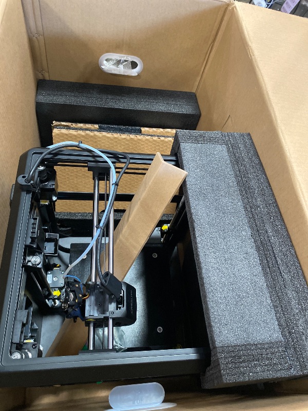 Photo 1 of (used)(unknown complete) Creality K2 SE Combo 3D Printer, Support Multicolor Printing with CFS, 500mm/s High-Speed, Smart Auto Leveling, Solid Metal Build Frame, Fully Assembled, Next-Gen Extruder, 220×215×245 mm Build Volume