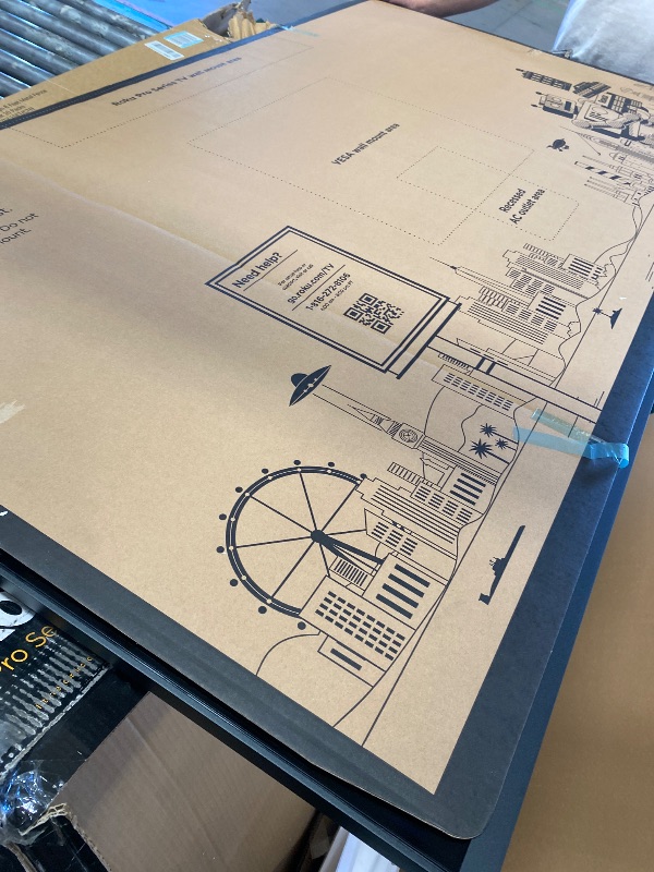 Photo 1 of (broken)(sold for parts) Roku Smart TV – 65-Inch Select Series, 4K HDR TV – RokuTV with Enhanced Voice Remote – Flat Screen LED Television with Wi-Fi for Streaming Live Local News, Sports, Family Entertainment