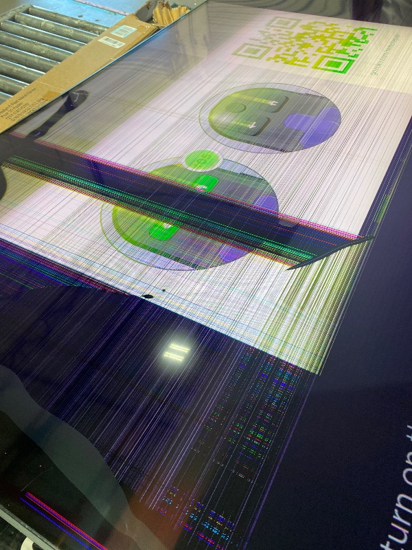 Photo 1 of (broken)(sold for parts) Roku Smart TV – 65-Inch Select Series, 4K HDR TV – RokuTV with Enhanced Voice Remote – Flat Screen LED Television with Wi-Fi for Streaming Live Local News, Sports, Family Entertainment