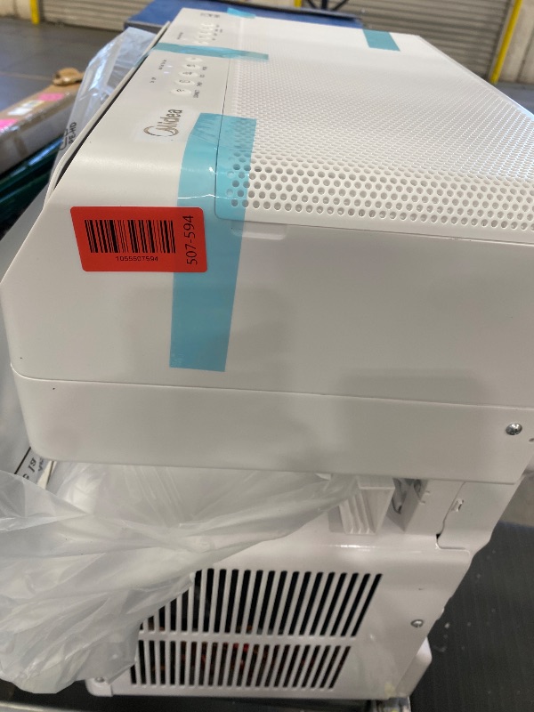 Photo 1 of (powers on) Midea 12,000 BTU U Shaped Smart Inverter Window Air Conditioner - Cools 550 Sq Ft, Ultra Quiet with Open Window Flexibility - Alexa/Google Assistant Compatible - 35% Energy Savings, Remote (Updated)