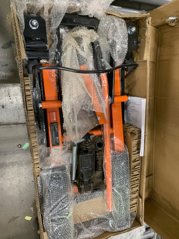 Photo 1 of ***Hydraulic nonfunctional ***
VEVOR Hydraulic Motorcycle Lift Jack 1500 LBS Capacity ATV Scissor Lift Jack Portable Motorcycle Lift Table with 4 Wheels Hydraulic Foot-Operated Hoist Stand for Motorcycle ATV UTV Powersports