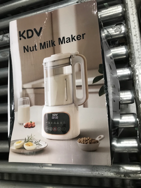Photo 1 of 10 in 1 Nut Milk Maker Machine, Automatic Soy Milk Maker 60oz Blender for Almond, Oat, Coconut, Plant-Based & Non-Dairy Milks/Beverages with 24H Pre-Set Timer & 12H Keep Warm