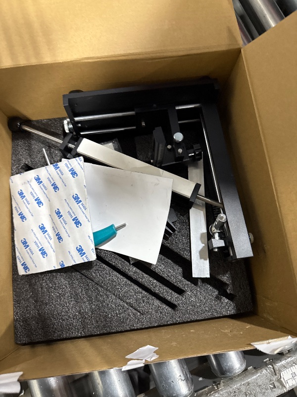 Photo 1 of Professional Adjust Knife Sharpener Kit, Aluminium Alloy Precision Fixed Angle Guide Knife Sharpening System with #400, #1000 Diamond Plate, Polishing Oil Stone for Kitchen, Pocket, Hunting Knives