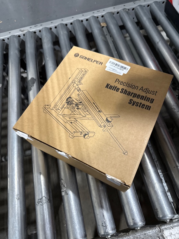 Photo 2 of Professional Adjust Knife Sharpener Kit, Aluminium Alloy Precision Fixed Angle Guide Knife Sharpening System with #400, #1000 Diamond Plate, Polishing Oil Stone for Kitchen, Pocket, Hunting Knives