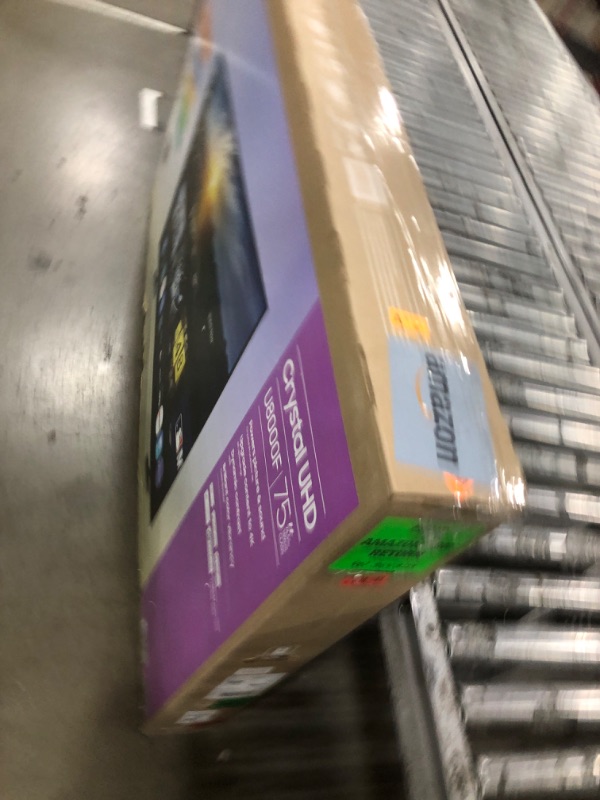 Photo 1 of *** PARTS ONLY *** Samsung 75-Inch Class Crystal UHD U8000F 4K Smart TV (2025 Model) Endless Free Content, Crystal Processor 4K, MetalStream Design, Knox Security, Alexa Built-in