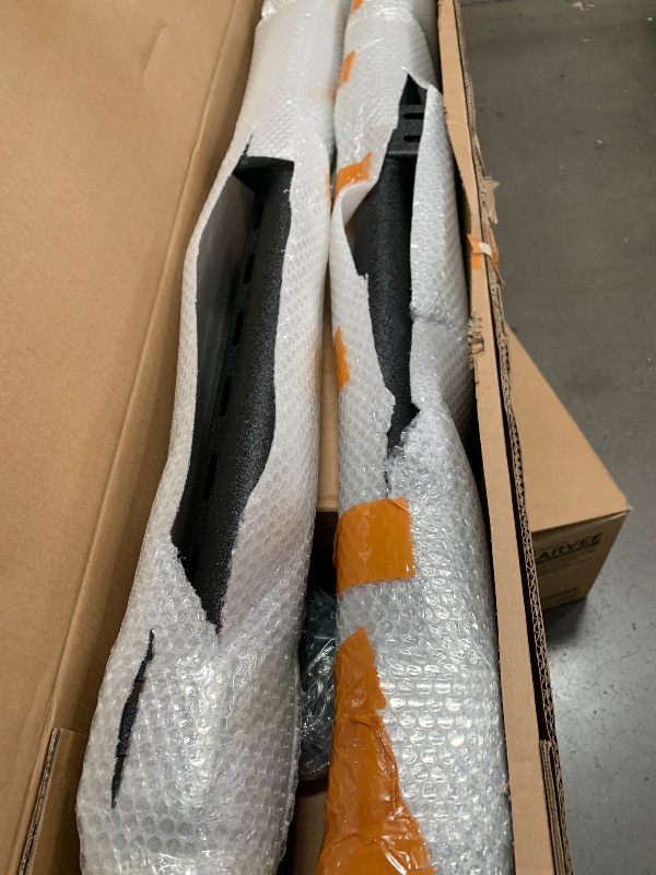 Photo 3 of YITAMOTOR Running Boards & Side Steps Compatible with 2019-2026 Chevy Silverado/GMC Sierra 1500 Crew Cab, 2020-2026 2500HD 3500 HD, Black Powder Coated Nerf Bar with Two-Stair