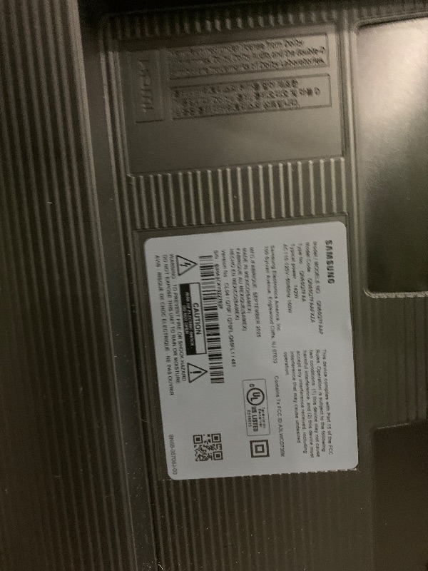 Photo 4 of Damaged screen ****Samsung 65-Inch Class QLED Q7F Series Samsung Vision AI Smart TV (2025 Model, 65Q7F) Quantum HDR, Object Tracking Sound Lite, Q4 AI Gen1 Processor, 4K upscaling, Gaming Hub, Alexa Built-in