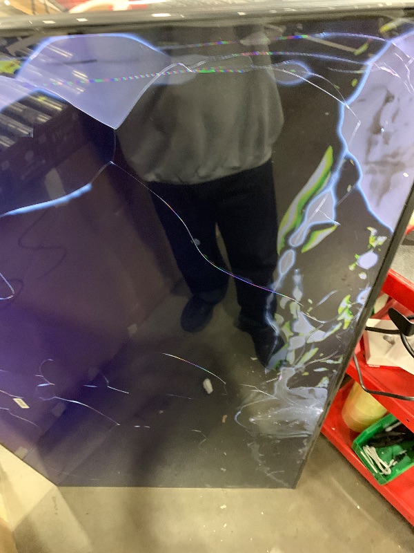 Photo 1 of Damaged screen ****Samsung 65-Inch Class QLED Q7F Series Samsung Vision AI Smart TV (2025 Model, 65Q7F) Quantum HDR, Object Tracking Sound Lite, Q4 AI Gen1 Processor, 4K upscaling, Gaming Hub, Alexa Built-in
