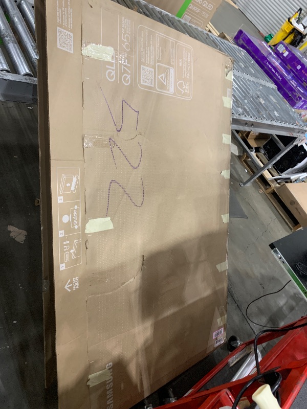 Photo 2 of Damaged screen ****Samsung 65-Inch Class QLED Q7F Series Samsung Vision AI Smart TV (2025 Model, 65Q7F) Quantum HDR, Object Tracking Sound Lite, Q4 AI Gen1 Processor, 4K upscaling, Gaming Hub, Alexa Built-in