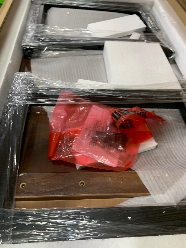 Photo 1 of Alaterre Furniture Pomona Rustic Coffee Table with Storage Shelf - 42-Inch Industrial Modern Metal and Solid Wood Living Room Table - Easy Assembly Farmhouse Living Room Furniture (Rustic Natural)