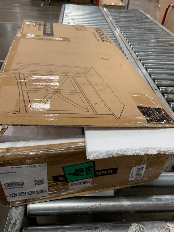 Photo 1 of (missing 3 pieces) VASAGLE LIRY Collection - Buffet Cabinet, Coffee Bar Cabinet with a Drawer, Adjustable Shelf, Sideboard Storage