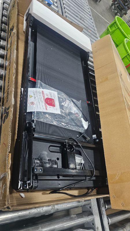 Photo 1 of ***PARTS ONLY***PACEROCKER Walking Pad Treadmill with 12% 9-Level Auto Incline, 450 lbs Capacity Bluetooth Speaker Under Desk Treadmills for Home Hiking, 5 MPH, Black