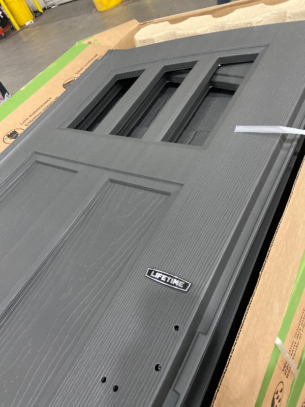 Photo 1 of **PICK UP WHIT TRUCK ONLY, 3 BIG BOXES, 1OF3, 2OF3, 3OF3**

Lifetime Dual Entry Outdoor Storage Shed, 15 x 8 Foot