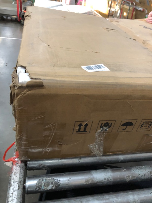 Photo 1 of Tribesigns 63-Inch Executive Desk, Large Office Computer Desk with Double Pedestal, Modern Simple Workstations Writing Table Conference Table Business Furniture for Home Office, Black