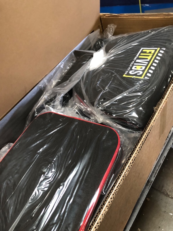 Photo 1 of Fitvids Multifunctional Home Gym Equipment with 122.5 lbs Weight Stack, Black