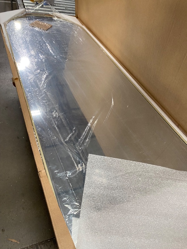 Photo 1 of  Arched Full Length Mirror, Full Body Standing Mirror Floor Mirrors, Gold