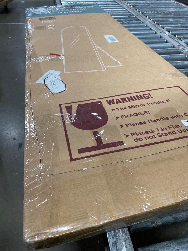 Photo 1 of  Arched Full Length Mirror, Full Body Standing Mirror Floor Mirrors, Gold