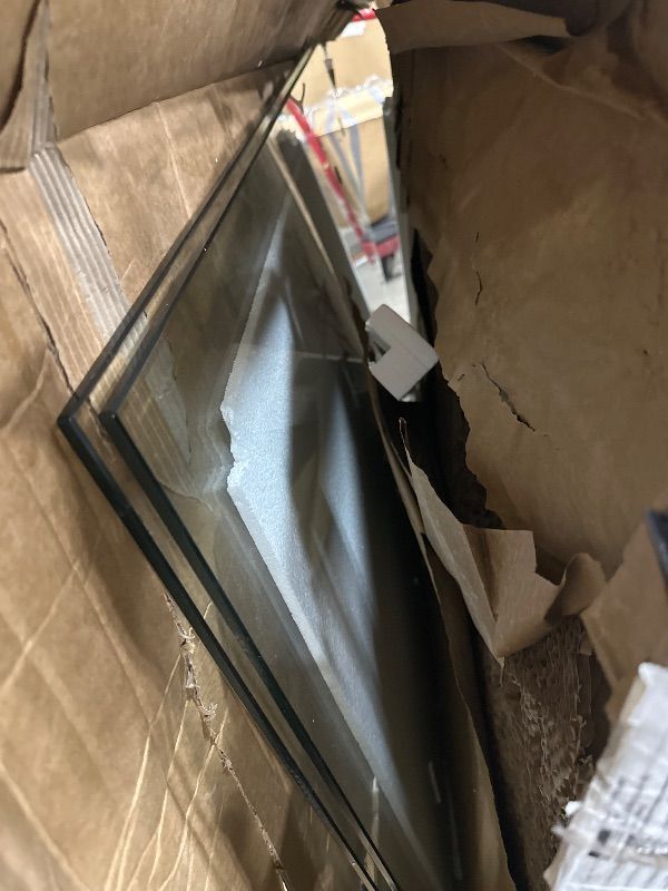 View 5 of *** SEE NOTES *** FEKEWIO Bathtub Shower Doors Frameless 56-60" W x 66" H Width Adjustable 5/16"(8mm) Double Sliding Glass Tub Door Stainless Steel Hardware (Brushed Nickel)