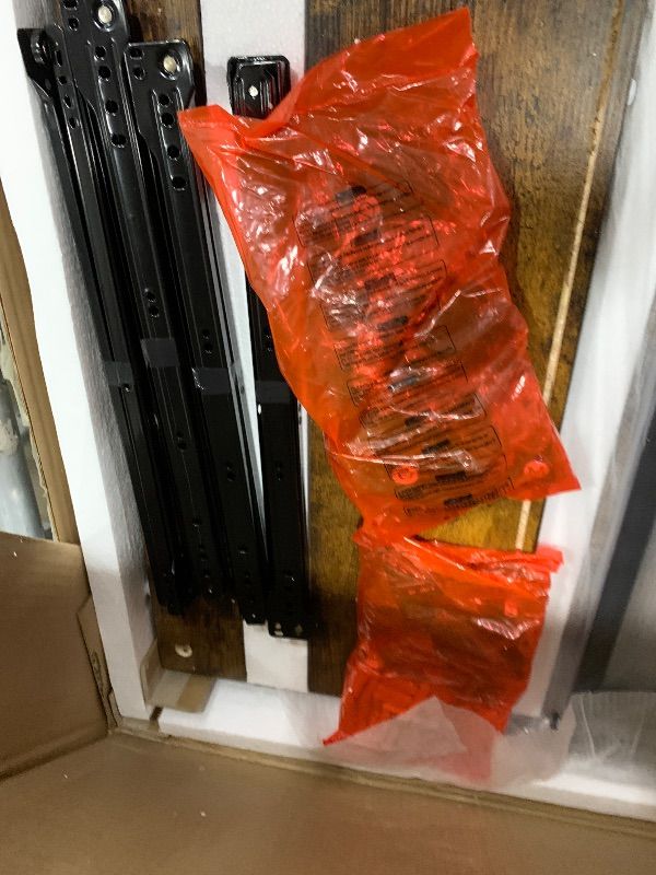 View 3 of *************INCOMPLETE ITEM, THIS IS ONLY BOX A AND IS MISSING BOX B****************
GarveeHome 82” Double Dog Crate Furniture, Large Dog Kennel Indoor for 2 Dogs, Heavy Duty Wooden Dog Crate TV Stand with 4 Drawers and Shelves, Brown