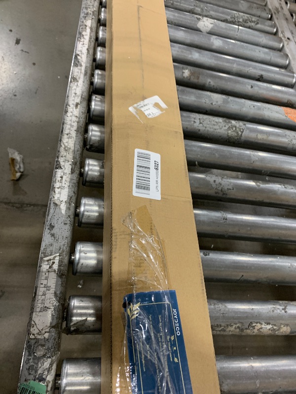 Photo 1 of (MISSING PARTS/SCREWS) Joydeco No Drill Zebra Blinds for Windows, Cordless Day & Night Dual Sheer Roller Shades, Easy Installation, Free-Stop Lift System, Light Filtering Privacy Blinds for Home(White,58" W x 75" H)