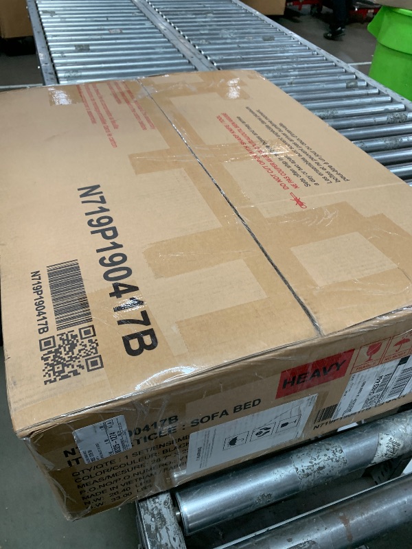 Photo 1 of ***********INCOMPLETE ITEM, THIS IS ONLY BOX #2 OUT OF 2 TOTAL***********
BOX 2OF2- Twin Size Sofa Bed,Sleeper Sofa, Loveseat Sofa, 47.2", Polyester Fabric with a Foldable Mattress, Foldable Side Table, Side Storage Pocket 2- USB Port Living Room