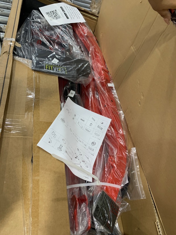 Photo 1 of **BOX 1 OF 2** Fitvids Multifunctional Home Gym Equipment with 160 lbs Weight Stack, Full Body Workout Weight Machine, Strength Training Exercise Equipment with Pulley System & Leg Press, All-in-One Workout Station