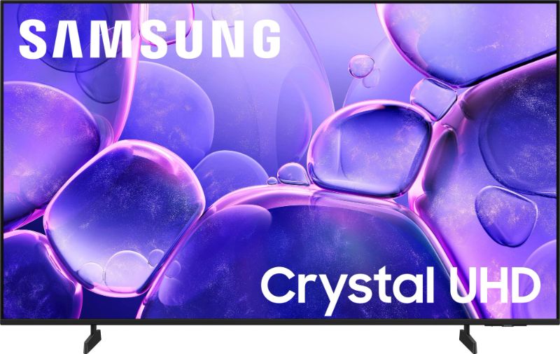 Photo 1 of **DAMAGED** Samsung 55-Inch Class Crystal UHD U8000F 4K Smart TV (2025 Model) Endless Free Content, Crystal Processor 4K, MetalStream Design, Knox Security, Compatible with Alexa