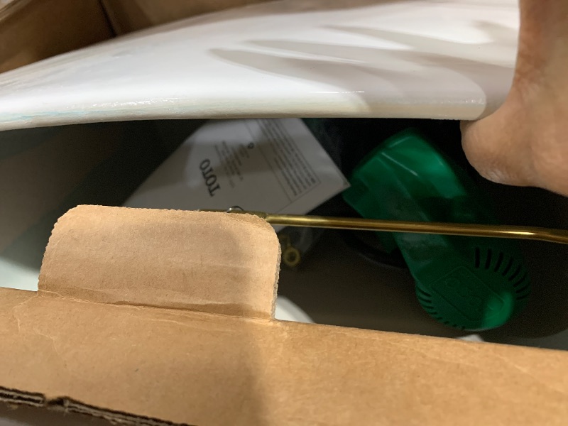 Photo 1 of *** PARTIAL SET - TANK ONLY *** TOTO Drake Two-Piece Elongated 1.6 GPF TORNADO FLUSH Toilet with CEFIONTECT, Cotton White - CST776CSG#01