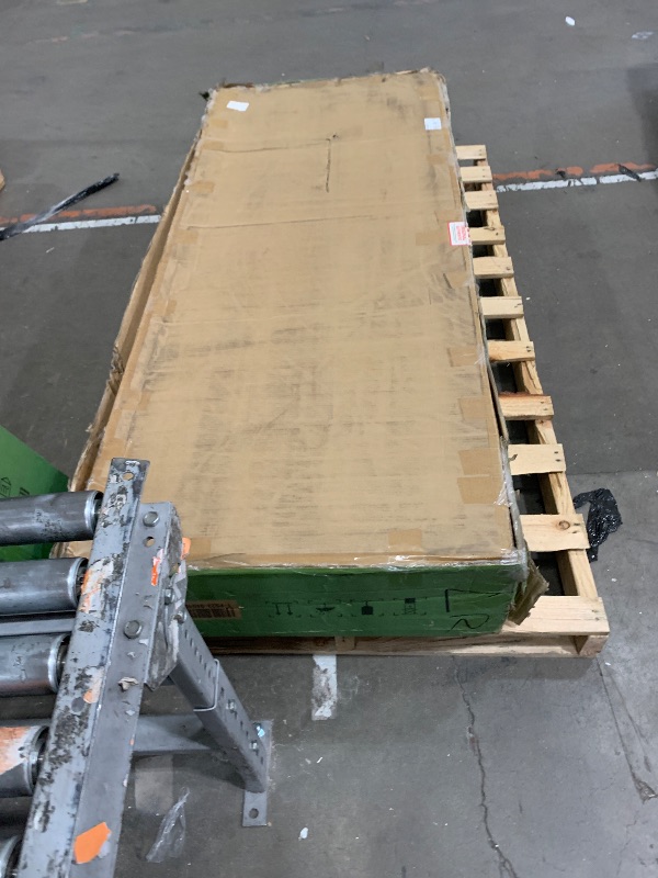 Photo 1 of **INCOMPLETE**Patiowell 8 x 12 FT Plastic Outdoor Storage Shed with Floor, Resin Shed with Window and Lockable Door for Garden, Backyard, Tool Storage Use, Easy to Install in Beige (Kick-it Shed)
