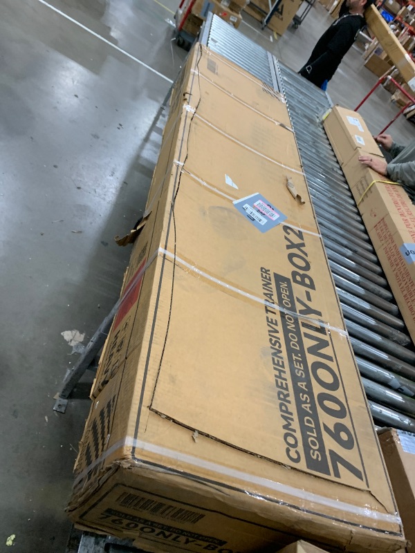 Photo 1 of **MISSING BOX 1** Fitvids Multifunctional Home Gym Equipment with 122.5 lbs Weight Stack