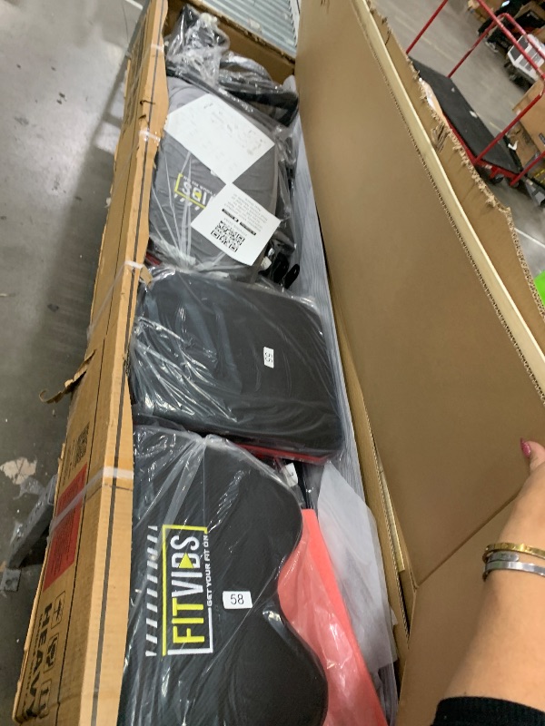 Photo 1 of **MISSING BOX 1** Fitvids Multifunctional Home Gym Equipment with 122.5 lbs Weight Stack