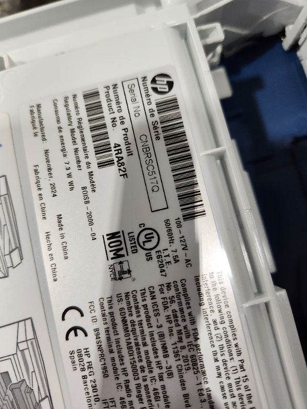 Photo 1 of **********HEAVILY DAMAGED************
HP Color Laserjet Pro MFP 4301fdw Wireless All-in-One Color Laser Printer, Scanner, Copier, Fax, Best-for-Office