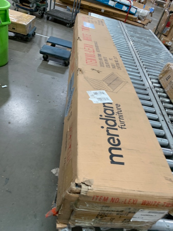 Photo 1 of **INCOMPLETE**Meridian Furniture Lexi Velvet Bed
