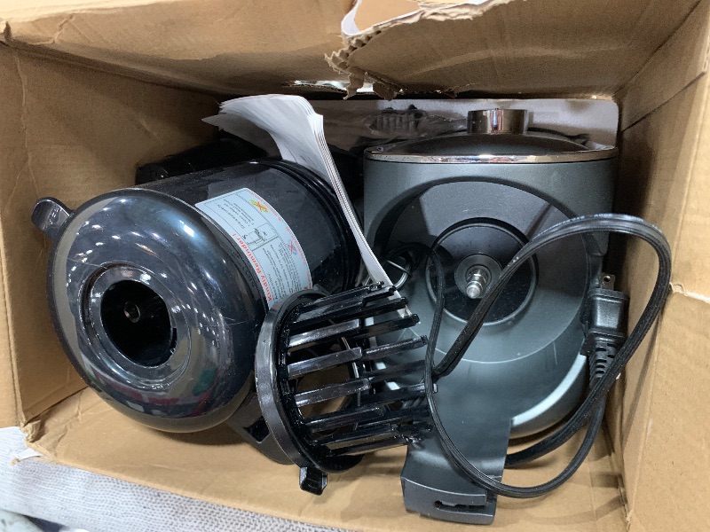 Photo 1 of **PARTS ONLY** SUSTEAS Cold Press Juicer Machines, 5.3" Feed Chute(50oz Capacity), 300W Slow Masticating Juice Extractor for Whole Fruits and Vegetables, Automatic Feed, High Juice Yield,Easy to Clean, Silver gray